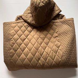COPY - MICHAEL Michael Kors Quilted Hooded Coats in Camel. NWT. | size S